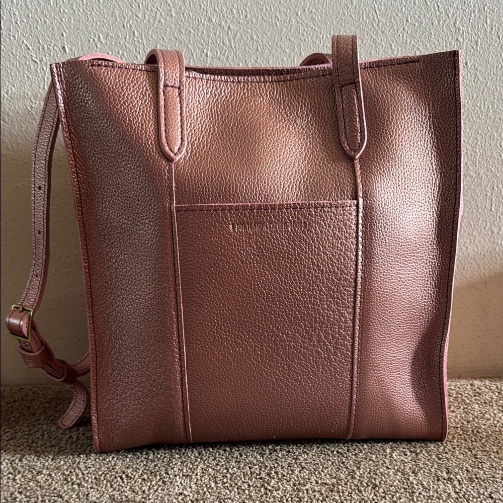 Portland Leather Lg Lola Zipper Crossbody Tote-Supernova